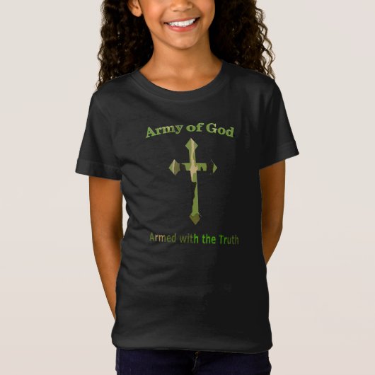 神の子供のTシャツの軍隊 Tシャツ (正面)