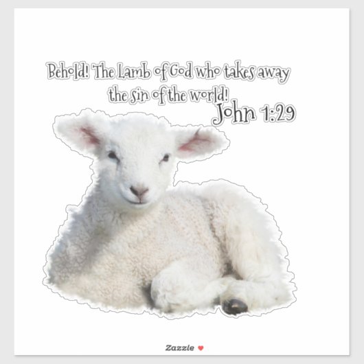 神の子羊のステッカーパッチ シール (シート)