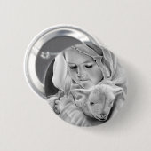 神の子羊のボタンを見る 缶バッジ (正面&裏面)