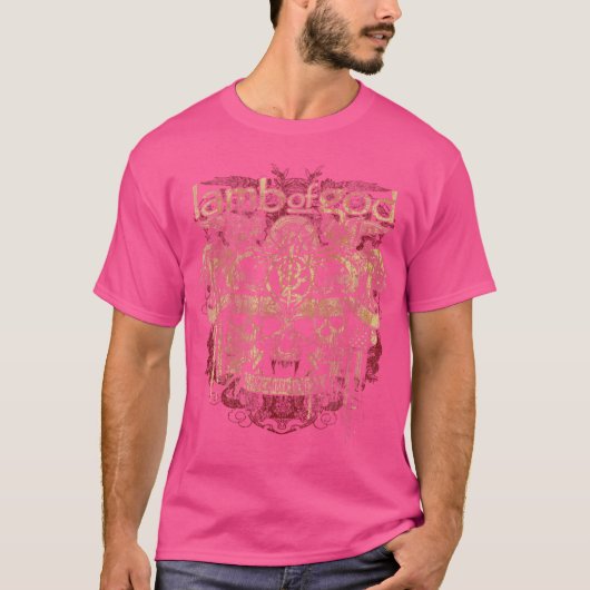 神の子羊の女の子アート Tシャツ (正面)