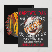神の子羊を毎日焼き尽くすキャプテン・ダン シーズンポストカード (正面/裏面)