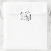 神の子羊を見なさい ラウンドシール (バッグ)