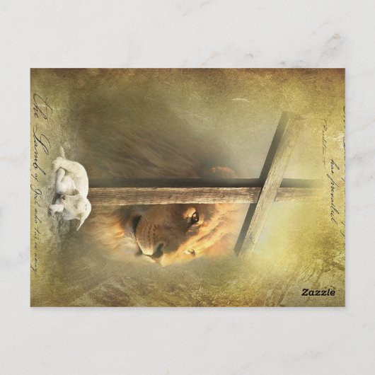 神の子羊キリスト ポストカード (裏面)