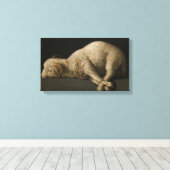 神の子羊(アグヌスデイ)(犠牲の動物) キャンバスプリント (インサイチュ (ウッドフロア))