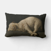 神の子羊（アグヌスデイ）（犠牲の動物） ランバークッション (裏面)