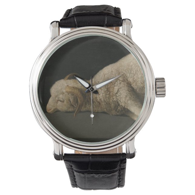 神の子羊（アグヌスデイ）（犠牲の動物） 腕時計 (正面)