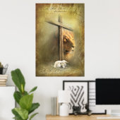 神の子羊 – キリスト教の宗教ポスター ポスター (ホームオフィス)