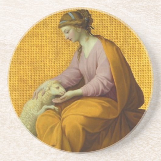 神の子羊 コースター (正面)