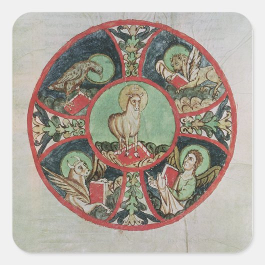 神の子羊 スクエアシール (正面)