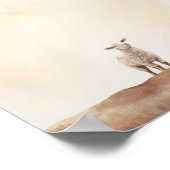 神の子羊 – デジタルバイブル聖句プリントとイエス ポスター (角)