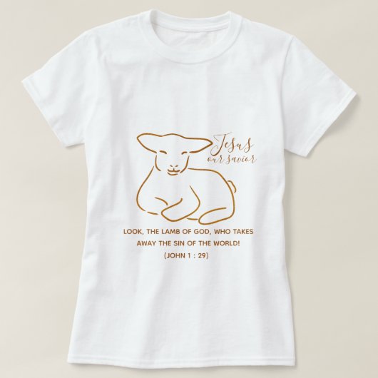 『神の子羊』 Tシャツ (デザイン正面)