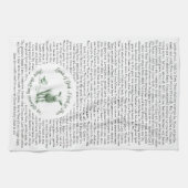 神の子羊I賛美歌の歌詞を見る キッチンタオル (横)