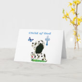 神の子 カード (黄色い花)