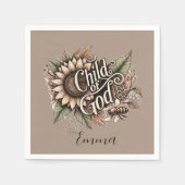 神の子 スタンダードカクテルナプキン (正面)