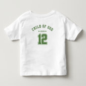 神の子 トドラーTシャツ (裏面)