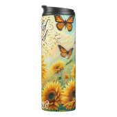 神の子:ヒマワリ賛美チョウ タンブラー (回転右)