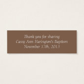 神の子 – ピンクメッセージカード (裏面)