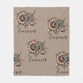 神の子 フリースブランケット