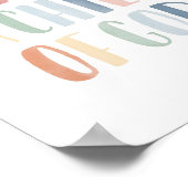 神の子 レインボーキッズルームデコレーション ポスター (角)