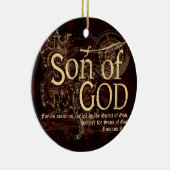 神の子,ローマ8:14クリスチャン セラミックオーナメント (右)