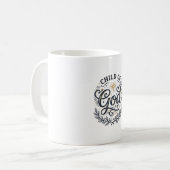 神の子 ヴィンテージ 彫刻 Tシャツ デザイン 1 コーヒーマグカップ (正面左)