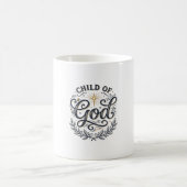 神の子 ヴィンテージ 彫刻 Tシャツ デザイン 1 コーヒーマグカップ (中央)