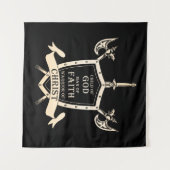 神の子 – 信仰の人 – キリストの戦士 タペストリー (正面(横))