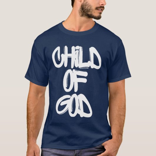 神の子  詩編23篇  フロント＆バック ヴィンテージ Tシャツ (正面)