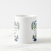 神の存在が新たな希望をもたらす 聖句 コーヒーマグカップ (中央)