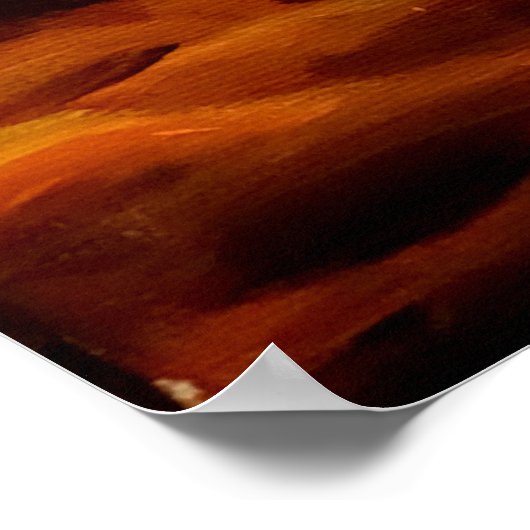 神の宇宙的な目の下のピラミッド ポスター (角)