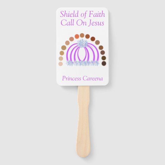 神の完全なプリンセスの女の子の影 ハンドファン (正面)