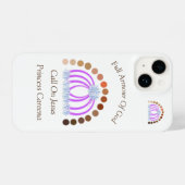 神の完全なプリンセスの女の子の影 iPhoneケース (裏面横)