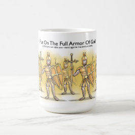 神の完全な武具を身に着ける コーヒーマグカップ