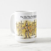 神の完全な武具を身に着ける コーヒーマグカップ (正面左)