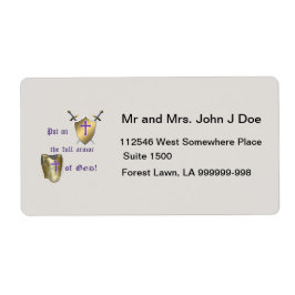 神の完全な武具 ラベル