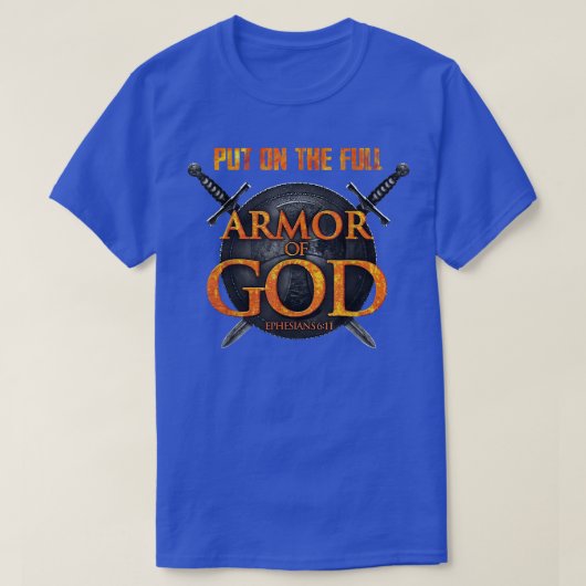 神の完全な鎧を着るエファシィアン6 11 Tシャツ (デザイン正面)