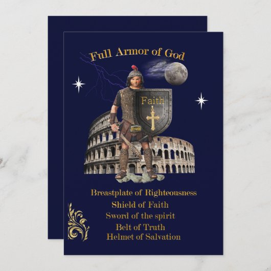 神の完全な鎧 シーズンカード (正面/裏面)