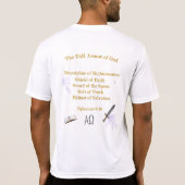 神の完全な鎧 Tシャツ (裏面)