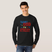 神の宗教無神論の無神論の不可知性自由主義者 Tシャツ (正面フル)