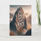 神の宣言：主は私の岩 カード (正面)