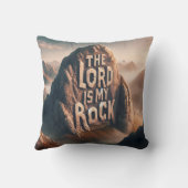 神の宣言:主は私の岩 クッション (裏面)