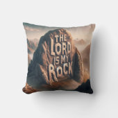 神の宣言:主は私の岩 クッション (正面)