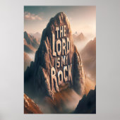 神の宣言:主は私の岩 ポスター (正面)
