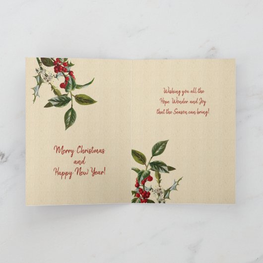 神の宮 |クリスマスヤギ |スウェーデンニーストローム シーズンカード (内部)