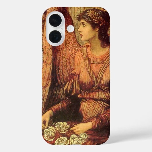 神の家の城壁、天使 by John Strudwick Case-Mate iPhoneケース (裏面)