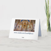 神の家グリーティングカード カード (裏面)