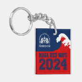 神の家族の国の自由2024マグアレッドウェーブ キーホルダー (正面左)