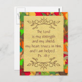 神の導きを信じて-主を信頼して-ポストカード ポストカード (正面/裏面)