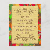 神の導きを信じて-主を信頼して-ポストカード ポストカード (正面)