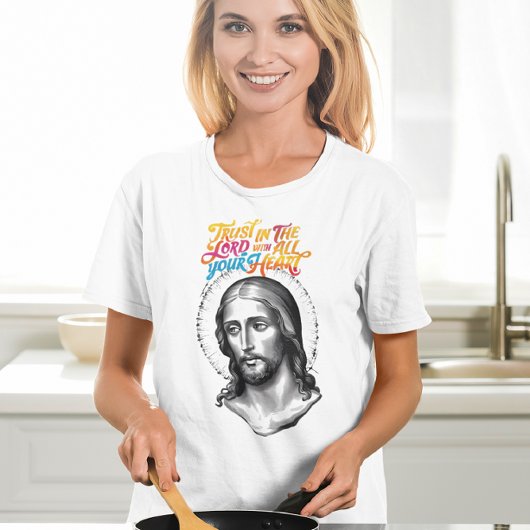神の導き:主への信頼 Tシャツ